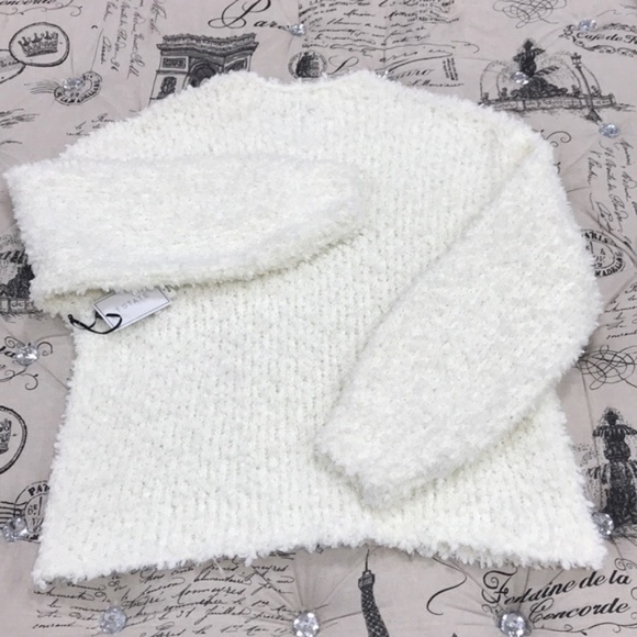 1.state Mock-Neck Poodle-Textured Sweater - Picture 5 of 6